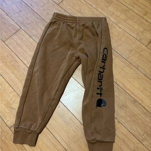 Carhartt kids  Tan Joggers with Logo